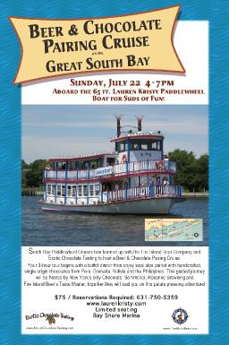 Beer & Chocolate Pairing & Dinner Cruise July 22