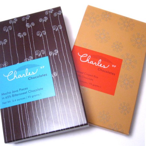 Charles Chocolates bars