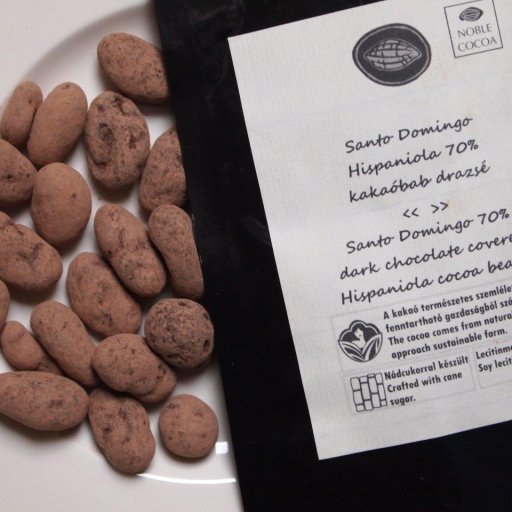 Tibor Szántó Hispaniola beans covered with Hispaniola chocolate 70%