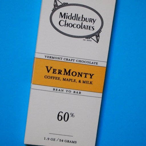 Middlebury Chocolates VerMonty Coffee, Maple and Milk 60%