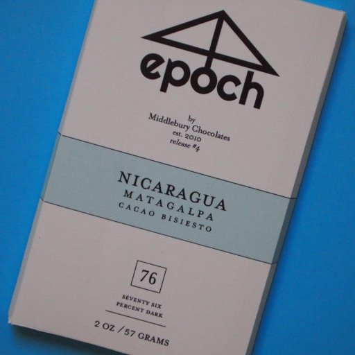 Middlebury Chocolates Epoch Nicaragua Matagalpa Cacao Bisiesto 76%