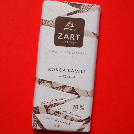 Zart Pralinen Kokoa Kamili Tanzania 70% harvest 2015
