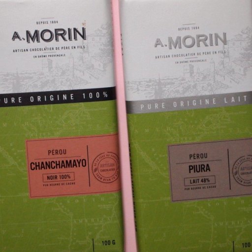 A. Morin: Peru Chanchamayo 100% and Peru Piura milk 48%