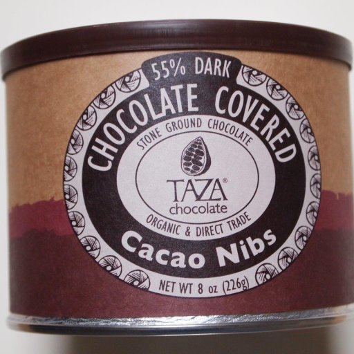 TAZA chocolate covered cacao nibs 55%