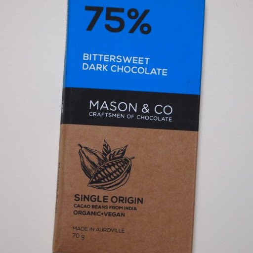 Mason & Co cacao beans from India 75%