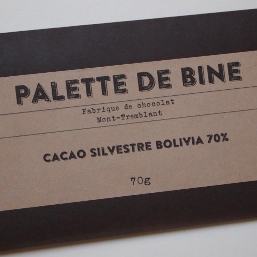 Palette de Bine Cacao Silvestre Bolivia 70%