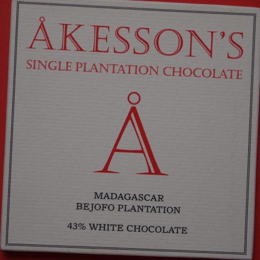 Akesson's Madagascar Bejofo Plantation 43% White Chocolate
