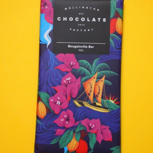 Wellington Chocolate Factory Bougainville Bar 70%