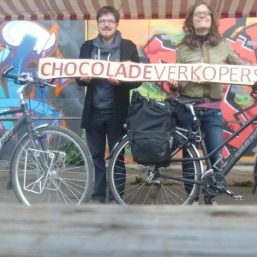 chocoverkopers-fietsend