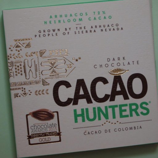 Cacao Hunters Arhuacos Colombia 72%