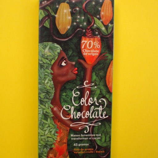 Color Chocolate Colombia Boyacá 70%