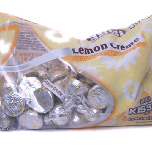 Hershey's Kisses Lemon White Chocolate Package
