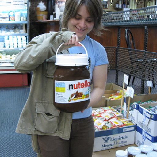 Emma and Giant Nutella
