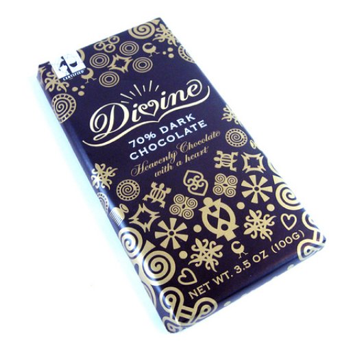 Divine Chocolate 70% Wrapper