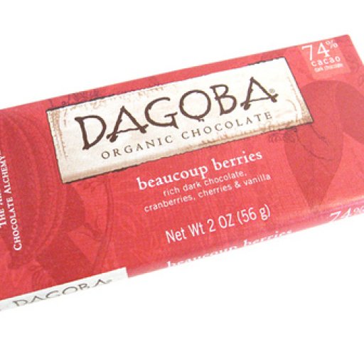 Dagoba Beaucoup Berries Bar Wrapper