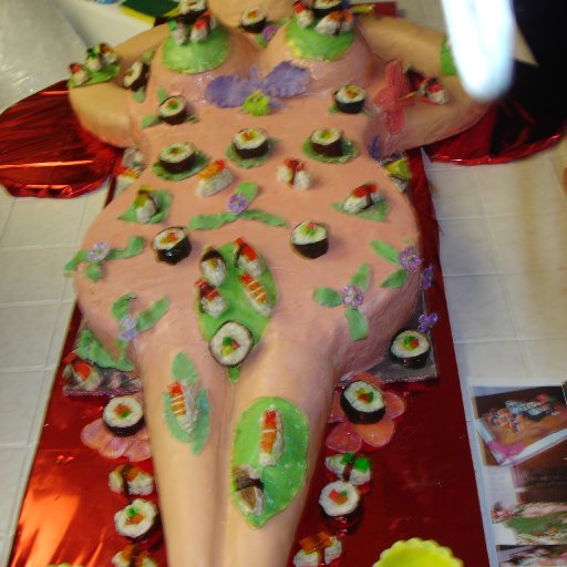 Sushi Girl Cake