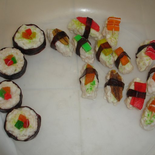 Candy/Chocolate Sushi