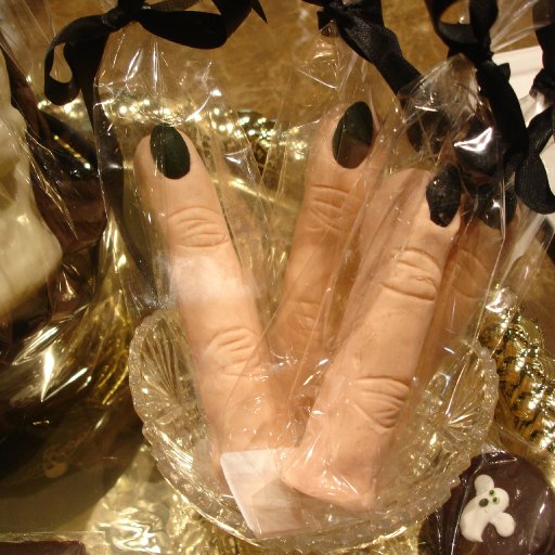 Severed fingers.