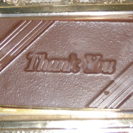 The Thank You chocolate bar