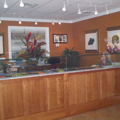 Inside the William Dean Chocolate shop