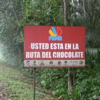 Driving Along La Ruta Del Chocolate