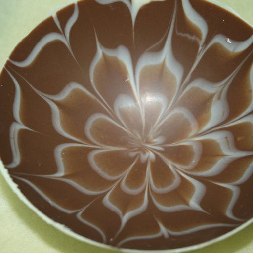 Milk chocolate bowl