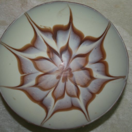 white chocolate bowl