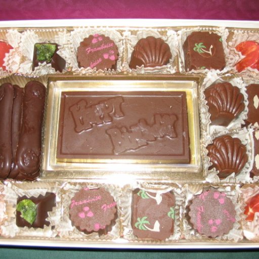 A birthday chocolate assortment