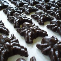 an army of chocolate spiders