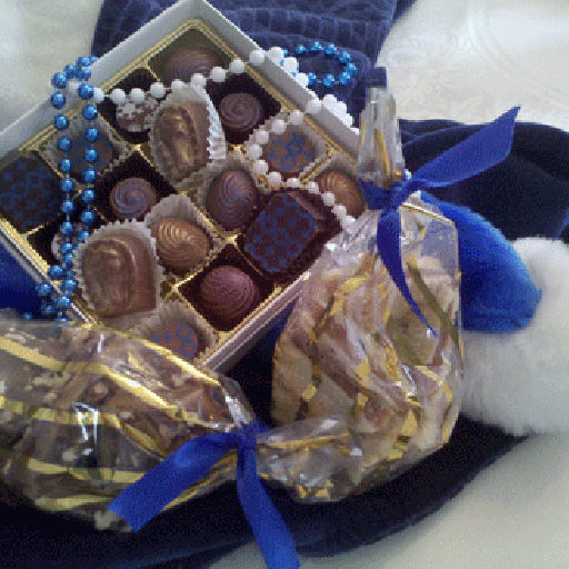 Chocolates we made to celebrate the Indianapolis Colts