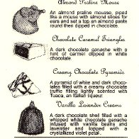 Chocolate Menu