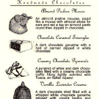 Chocolate Menu