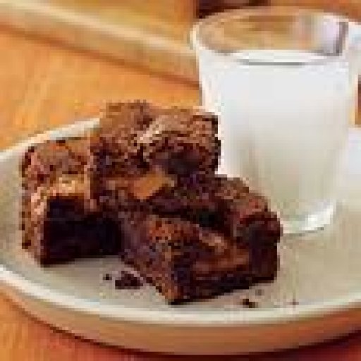 brownie with milk