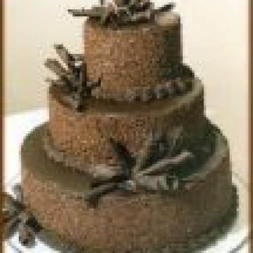 chocolate wedding cake