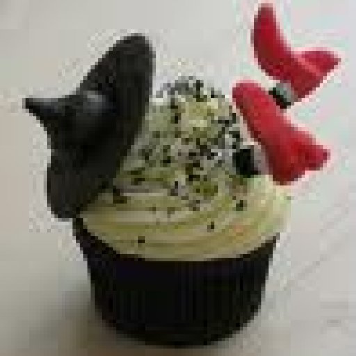 wicked witch cupcake