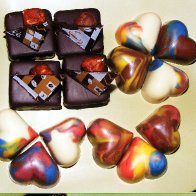 Fun colored chocolates!