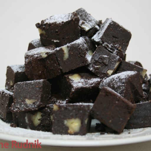 brownies with walnuts and coconut