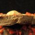 Ginger, Ground Chili, Volcano Cashews & Bacon Milk Chocolate Bar from Chocri