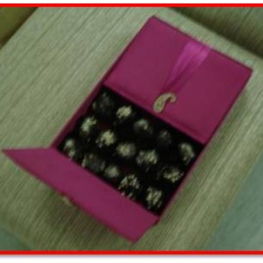 Chocolate Truffles in Fuschia Pink Box