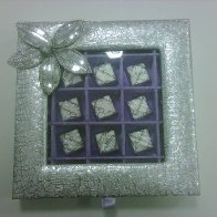 Silver Chocolate Box