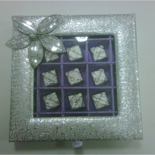 Silver Chocolate Box