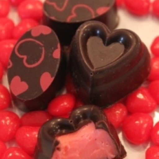 Cinnamon Heart Ganache in Dark Chocolate