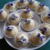 Pear and Violet Truffles