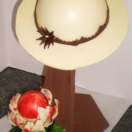 Mini Chocolate Sculpture - Hat