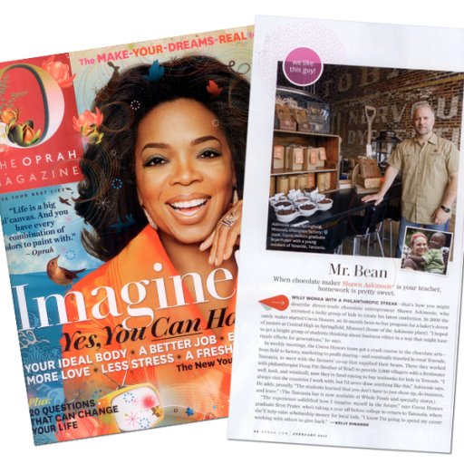 Askinosie featured in O, The Oprah Magazine