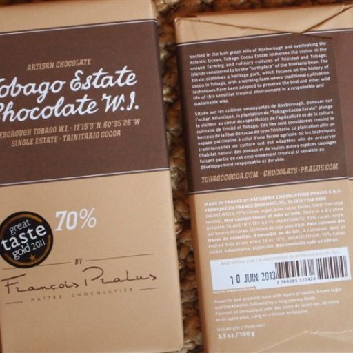 Tobago Estate Chocolate by Pralus