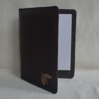 Leather Padfolio with Cocoa Paper Note Pad