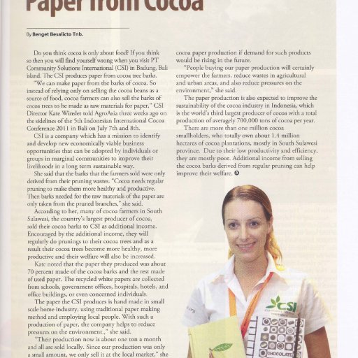 Cocoa Paper Article - Agro Asia