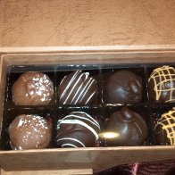 Hand made truffles