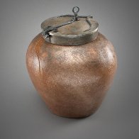 Micaceous Chocolatero (chocolate storage jar)
